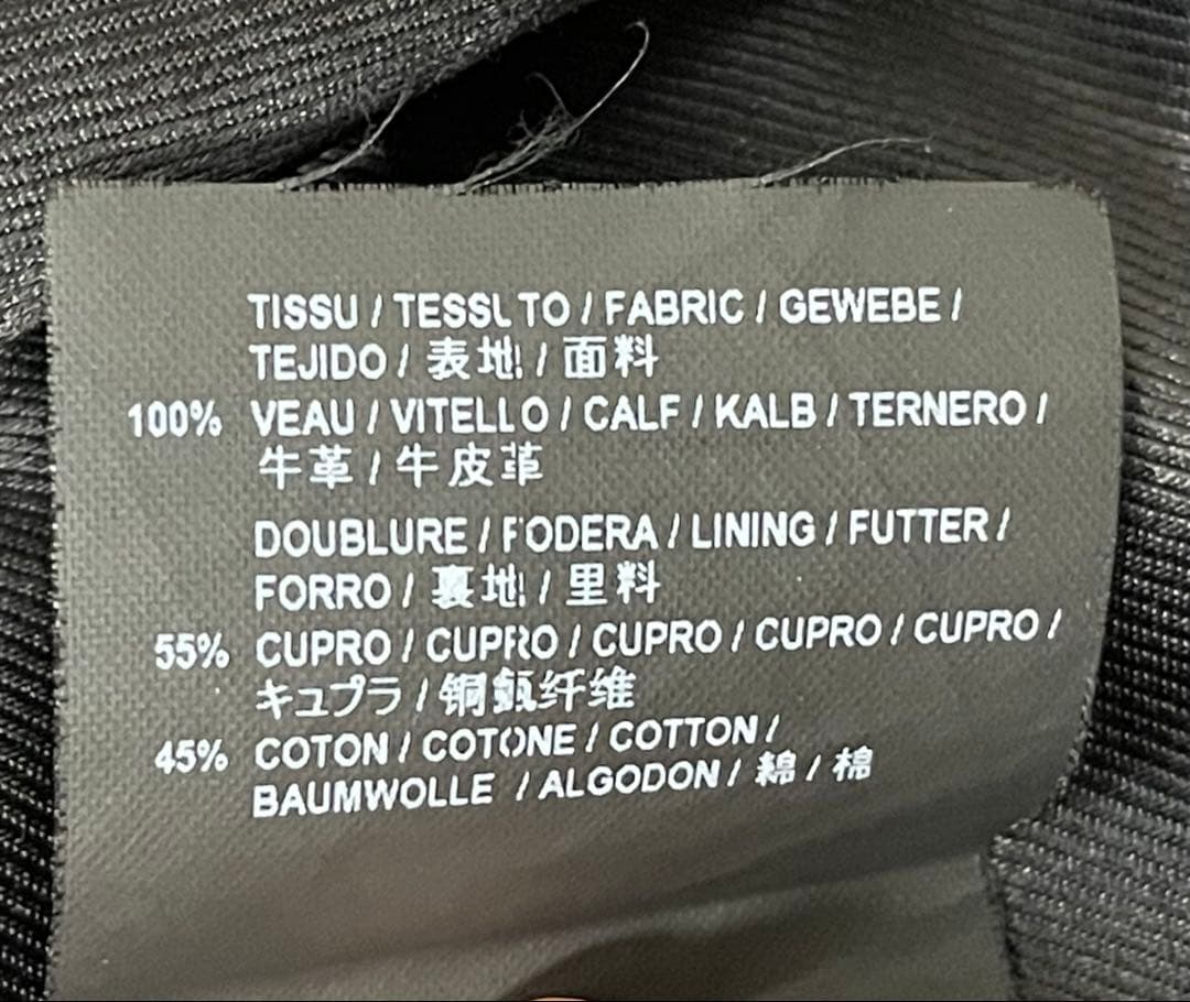 希少スムースカーフスキン16AW サンローランパリ L01 レザーライダース