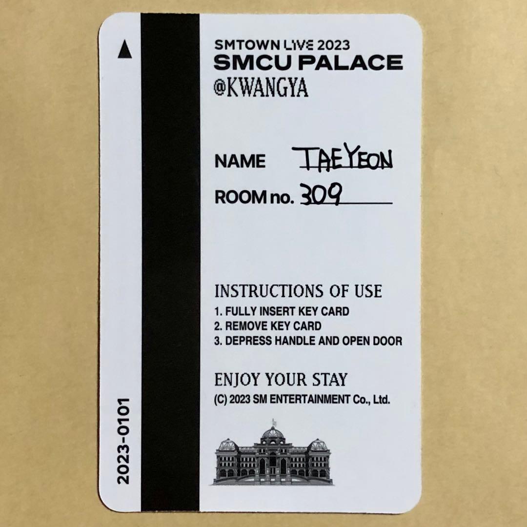 SMTOWN 少女時代 テヨン TAEYEON MD ウェルカムキット トレカ