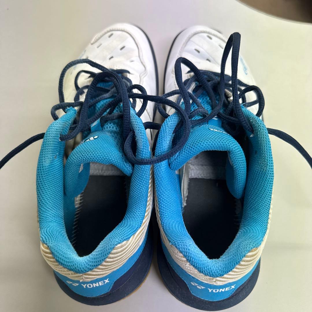 YONEX バドミントンシューズ 65Z ホワイト/ブルー　27.0