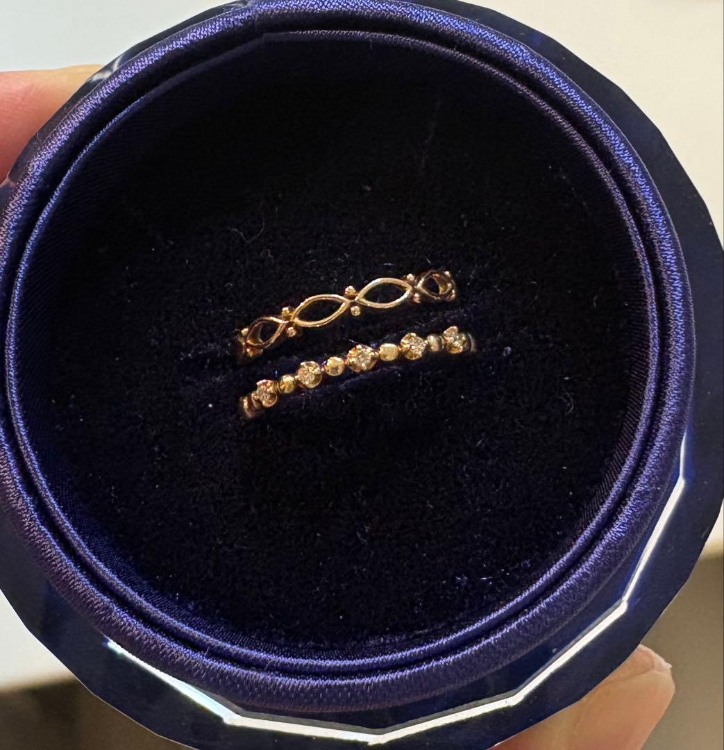 ヴァンドーム青山　2016秋冬限定k10 ダイヤドゥダンスセットリング