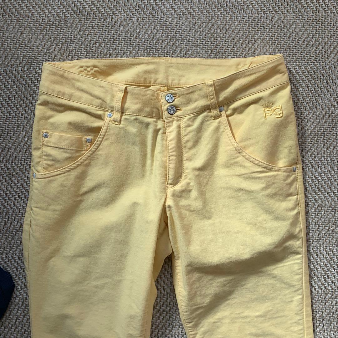 PGロゴ付きイエローパンツ