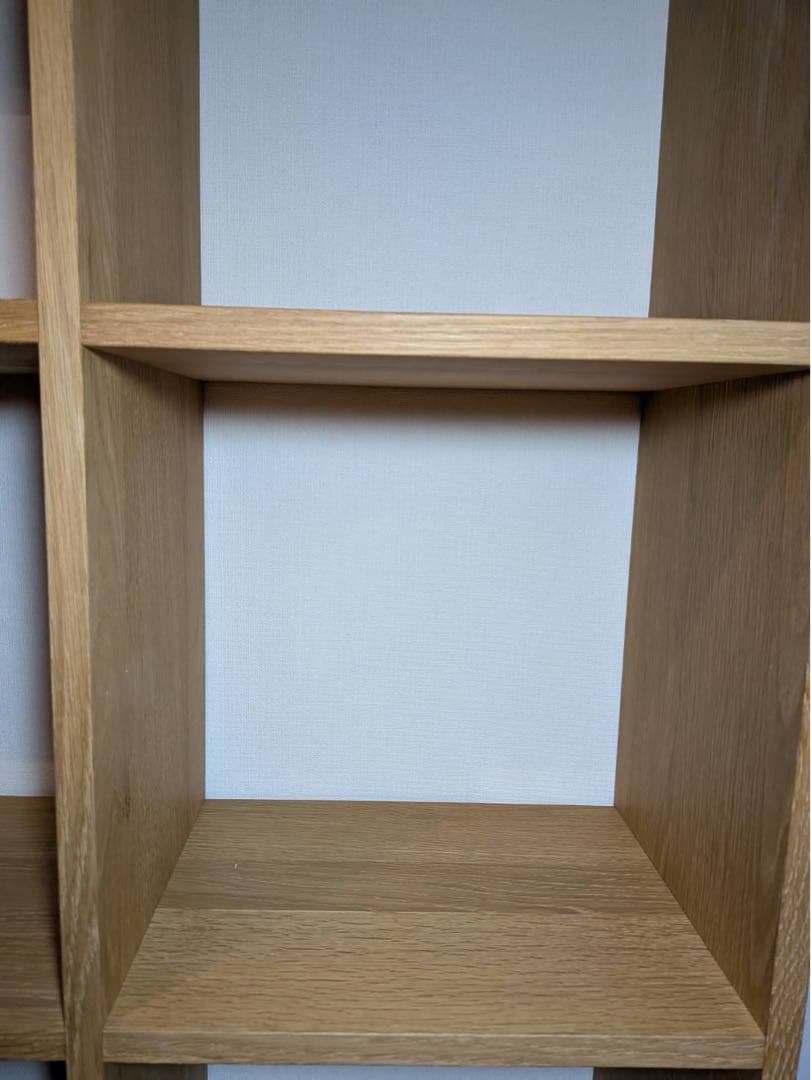 ■送料込■無印 スタッキングシェルフ 5×2 オーク 木製家具棚 MUJI 収納