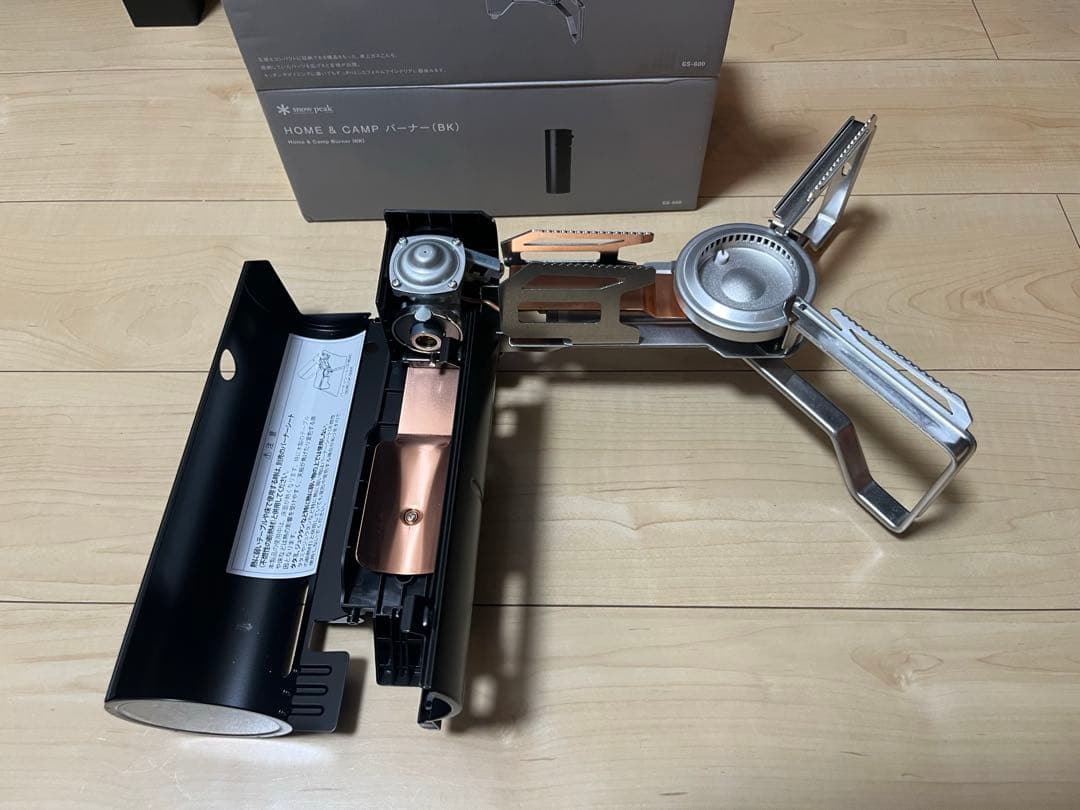 【新品未使用】スノーピーク  & CAMP バーナー（BK）GS-600