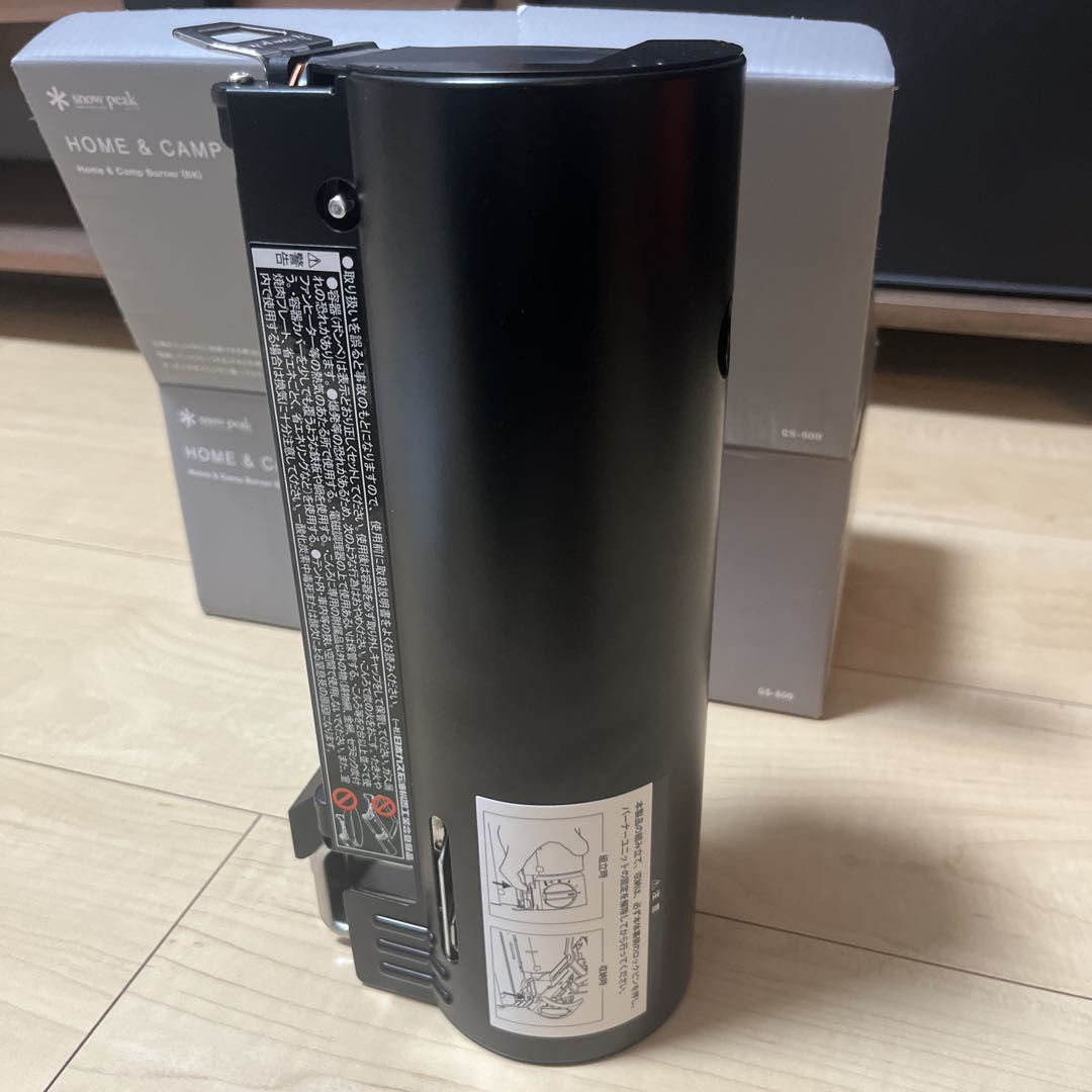 【新品未使用】スノーピーク  & CAMP バーナー（BK）GS-600