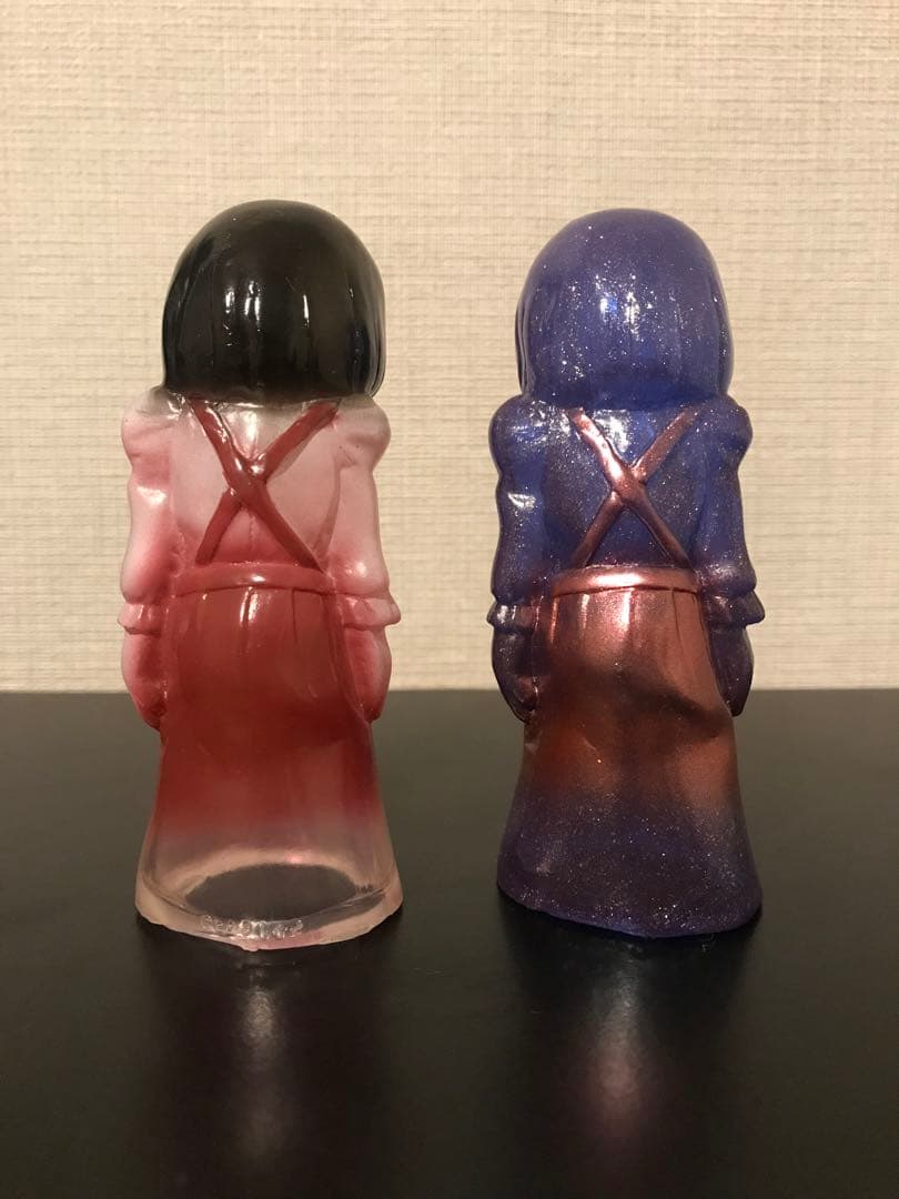 トイレの花子さんソフビ2個セットヒカリトイズフィギュアおもちゃラメJホラー映画