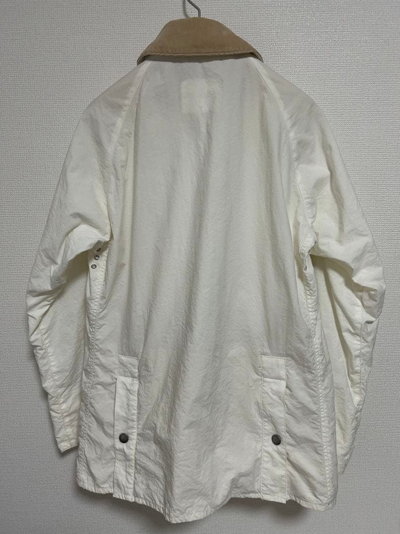 Barbour Lサイズビデイルホワイトジャケット