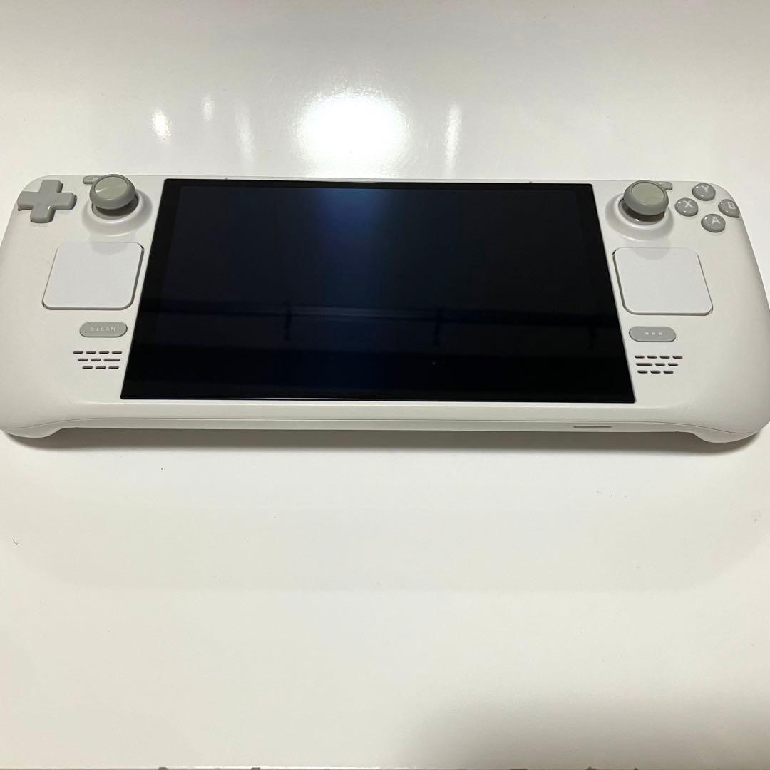 ほぼ新品 Steam Deck OLED ホワイト 1TB 限定版 保護ガラス付