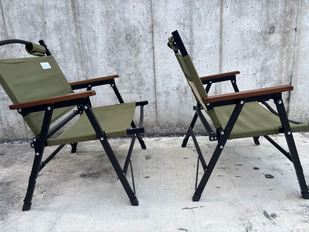 ROCK ptarmiganチェア オリーブグリーン　2脚セット