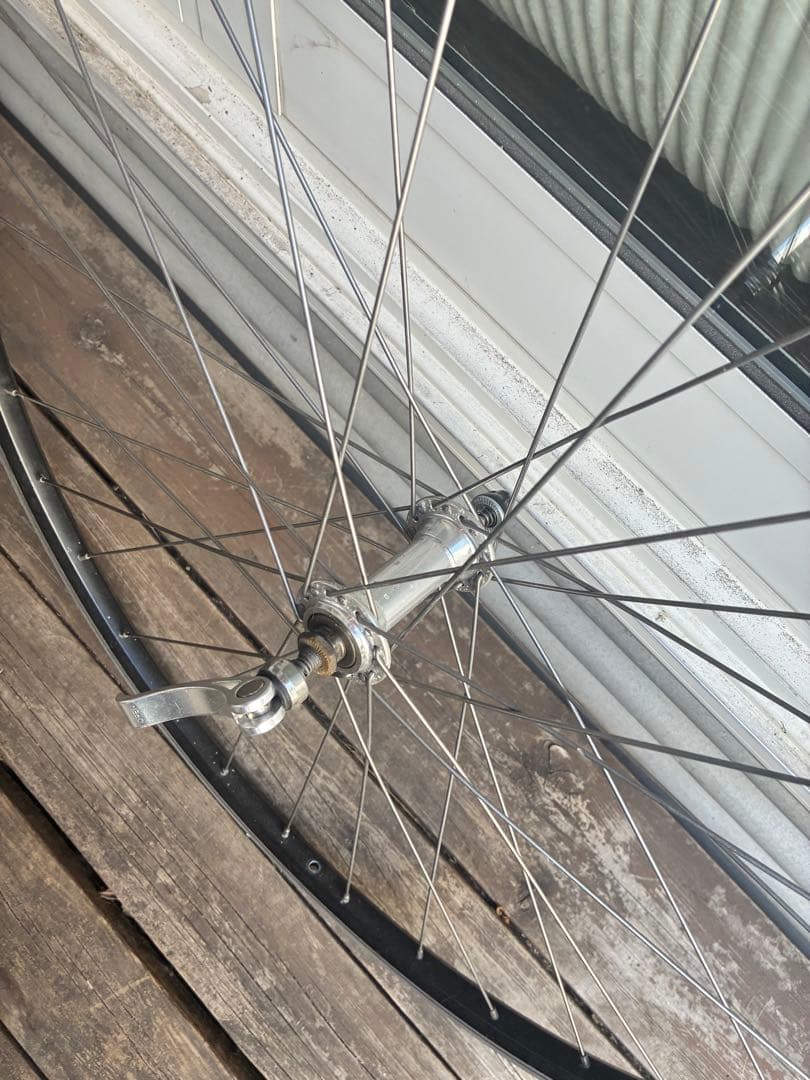 ピスト　ホイール　　スモールフランジ　前輪　クイックリリース