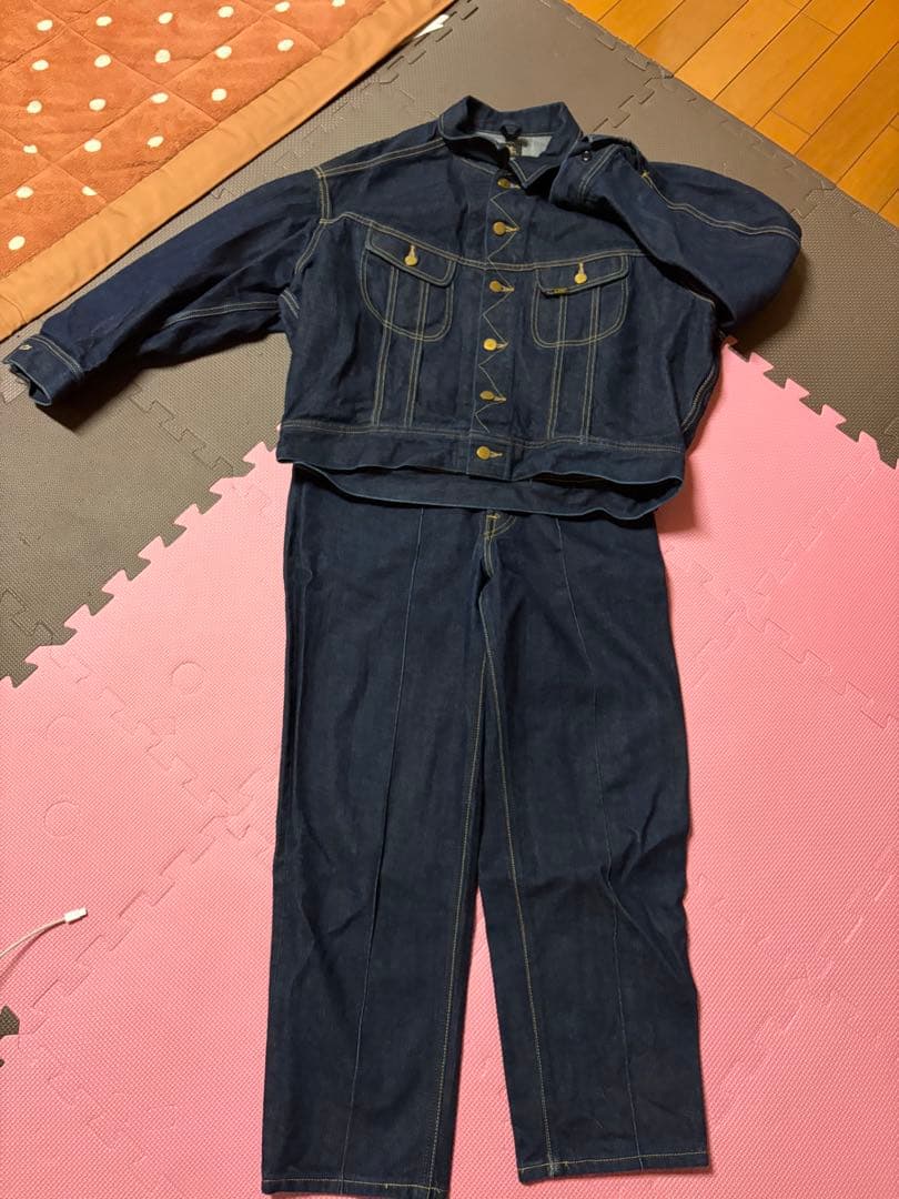 Lee×H.UNITコラボ デニムセットアップ Sサイズ