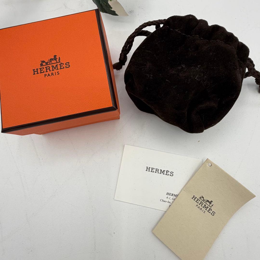 エルメス　スカーフリング　トリオ トリコロール 3色