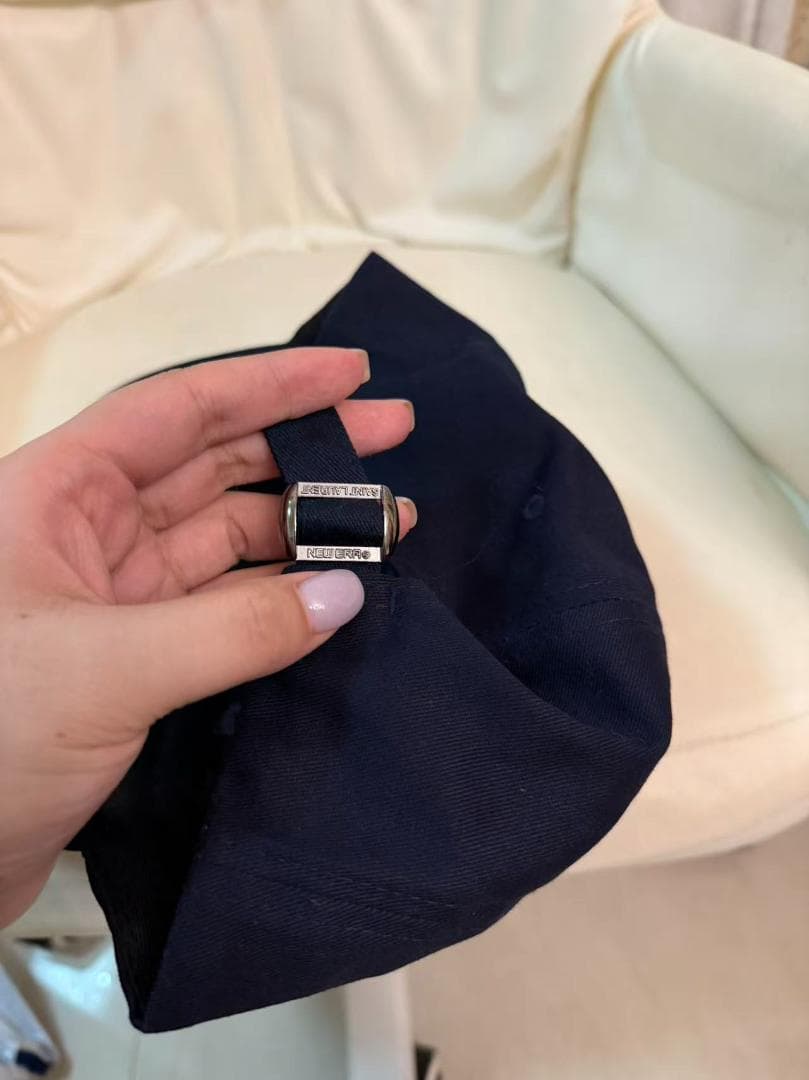 YSL キャップ ネイビー