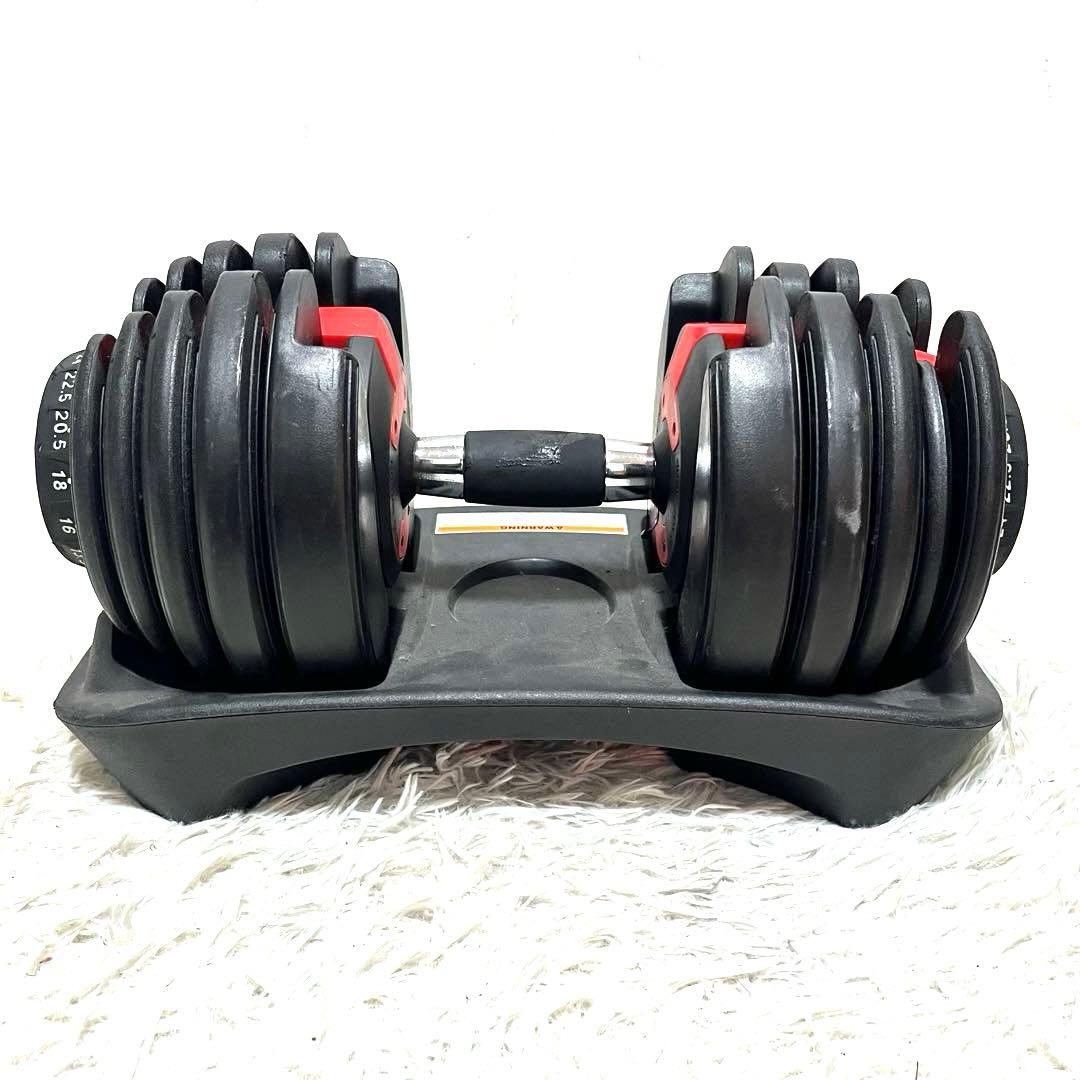 ① 4WD 可変式ダンベル 24kg×2セット アジャスタブル トレーニング