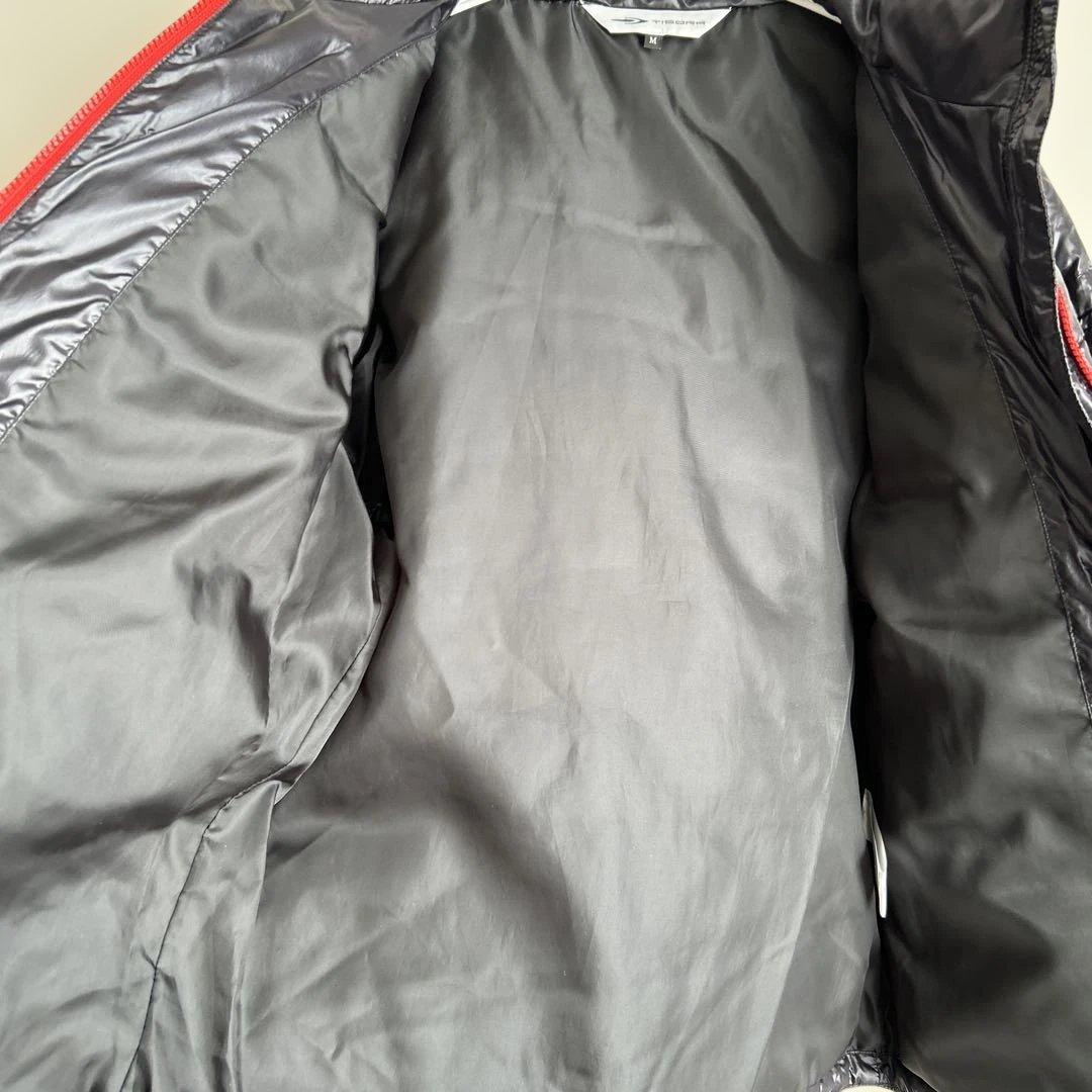 ティゴラ　TIGORA ゴルフ　ダウン　ジャケット　ベスト　2ウェイ　黒赤　ロゴ