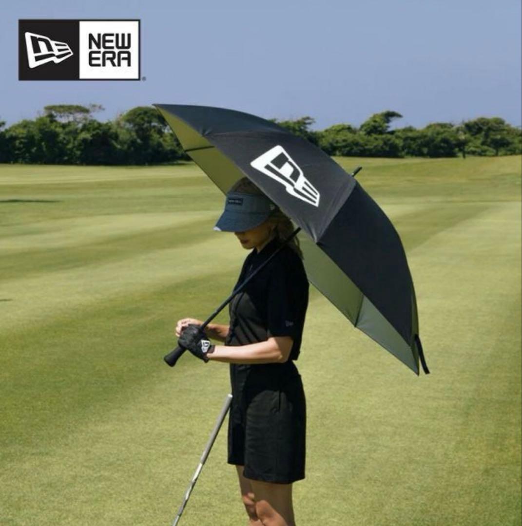 ニューエラ フラッグロゴ ゴルフ傘 ゴルフアンブレラゴルフ用傘 75cm