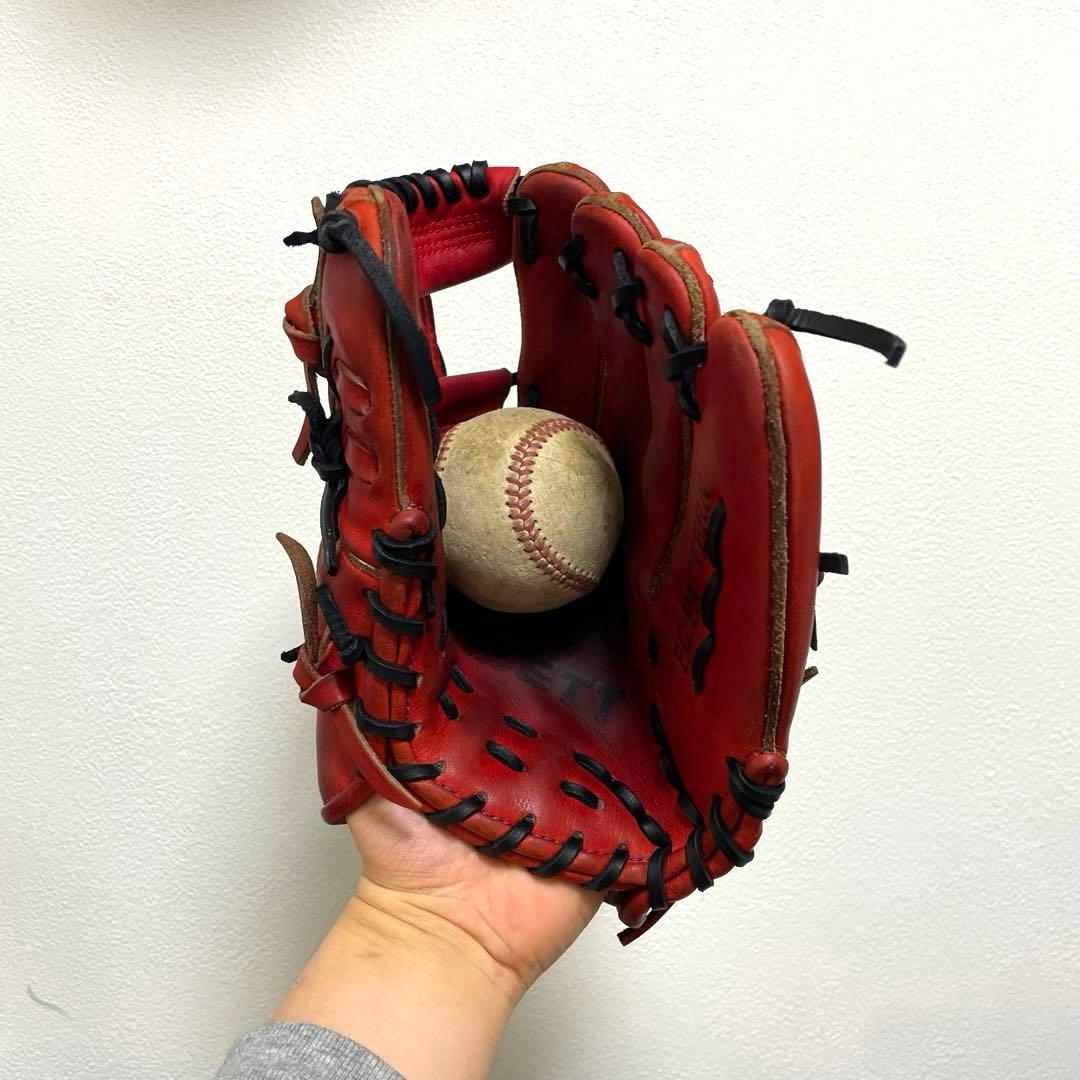 ZETT プロステイタス 型抜群 即戦力 軟式 内野手用グローブ