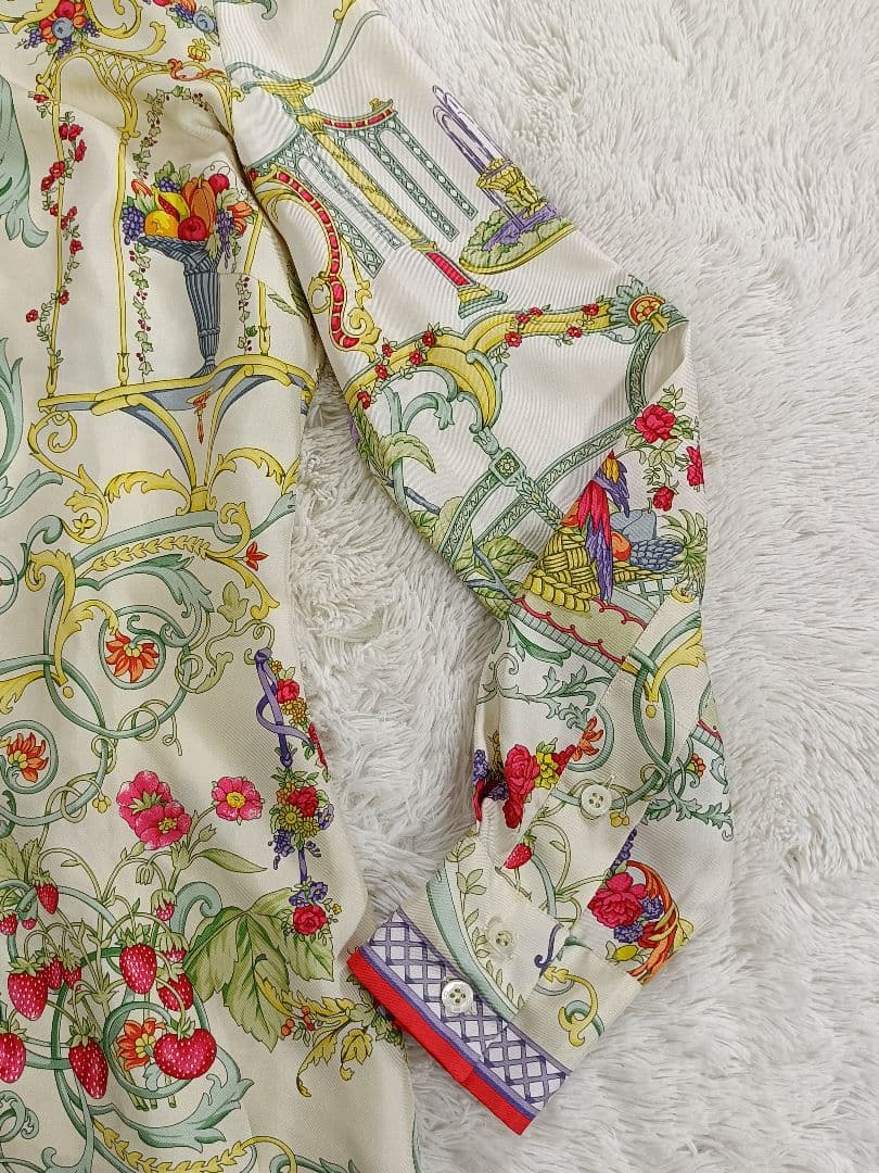 ETRO エトロ シルクブラウス シャツ 【サイズ40 L相当】【タグ付】