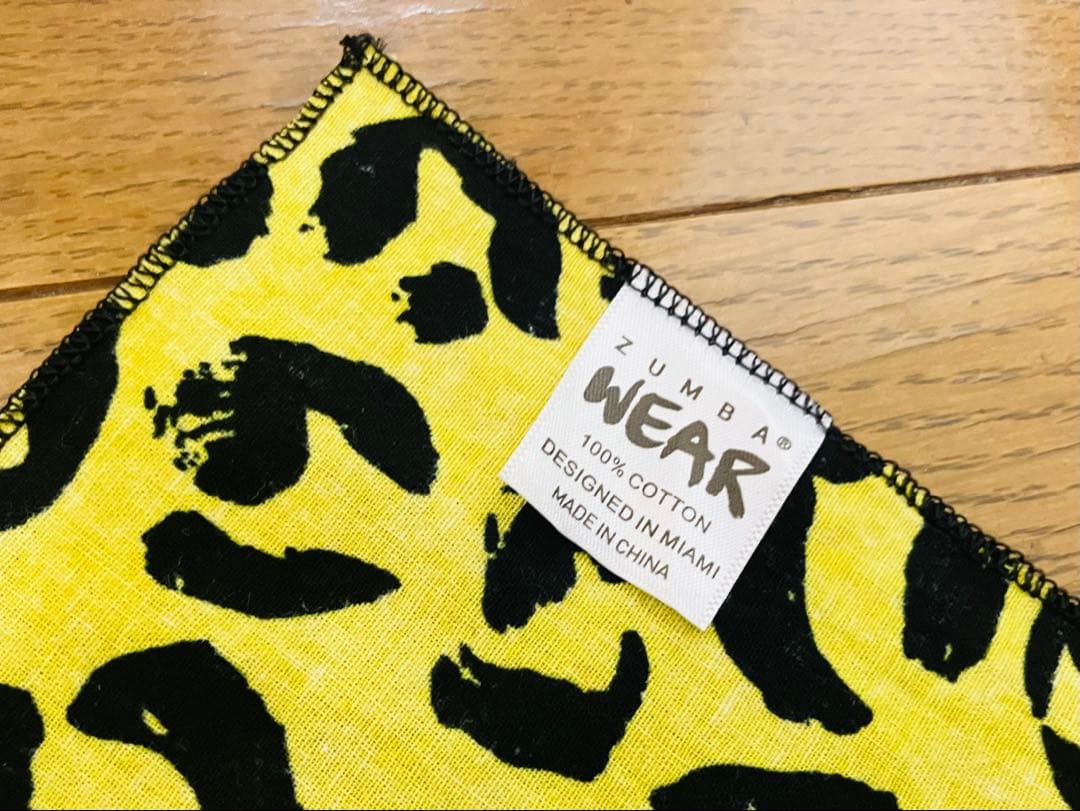 2025 新作　正規品　大人気　豹柄　ZUMBA　バンダナ　リストバンド