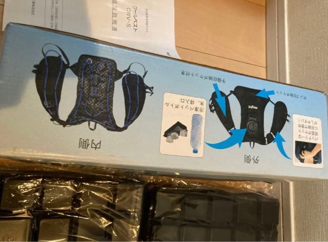 【クールベスト】現場ベスト　熱中症対策　製氷トレーおまけ付！