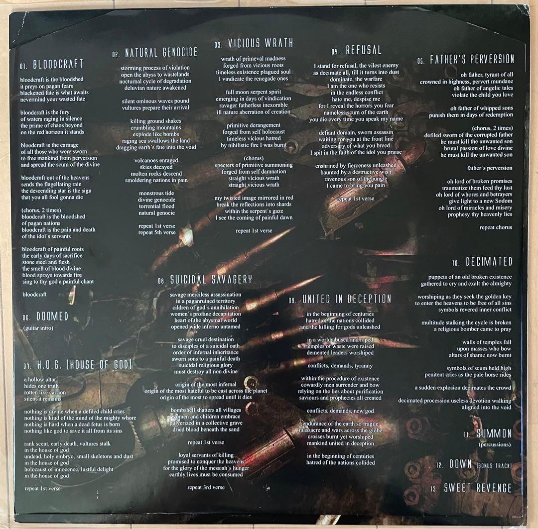 未使用 2006年 666枚限定 KRISIUN assassination