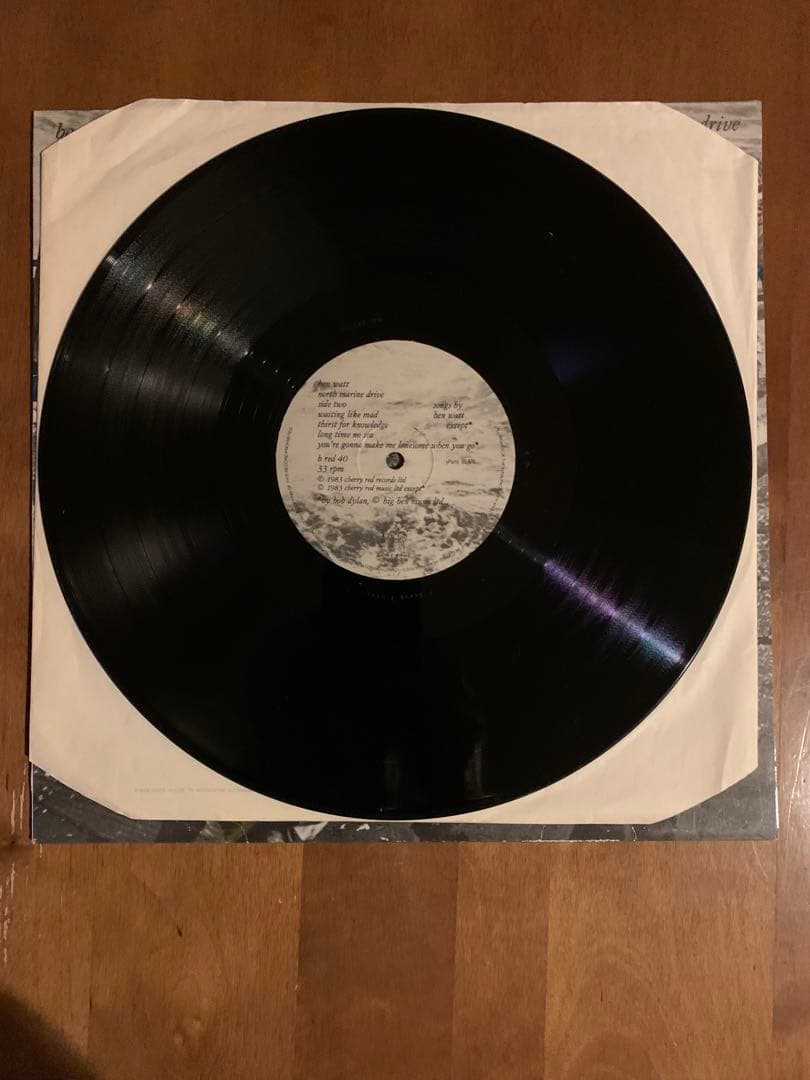 Ben Watt North Marine Drive UK LP レコード