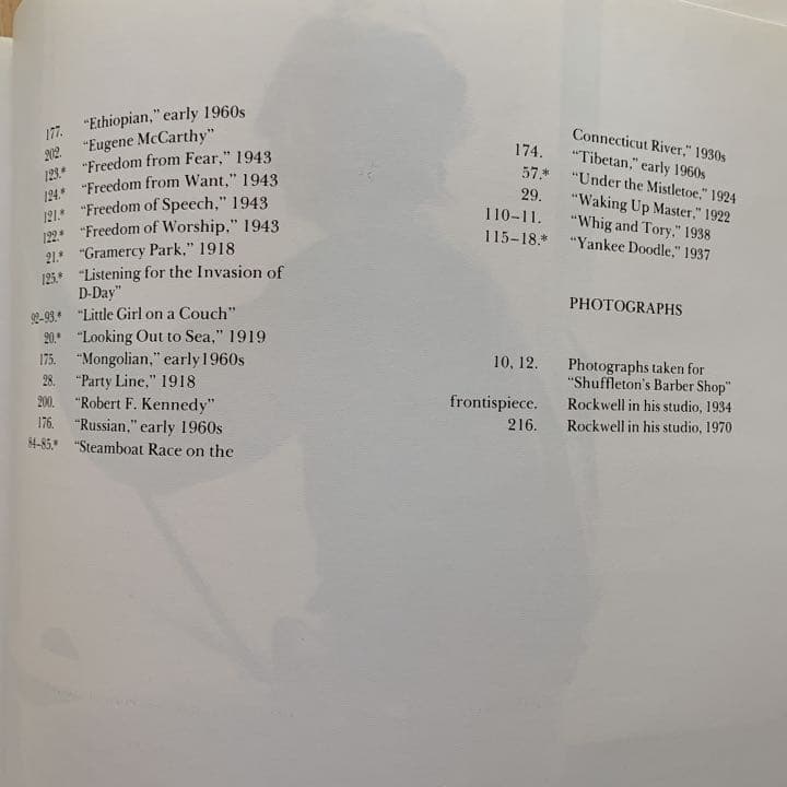 【大型貴重本】ノーマンロックウェル　画集（洋書）