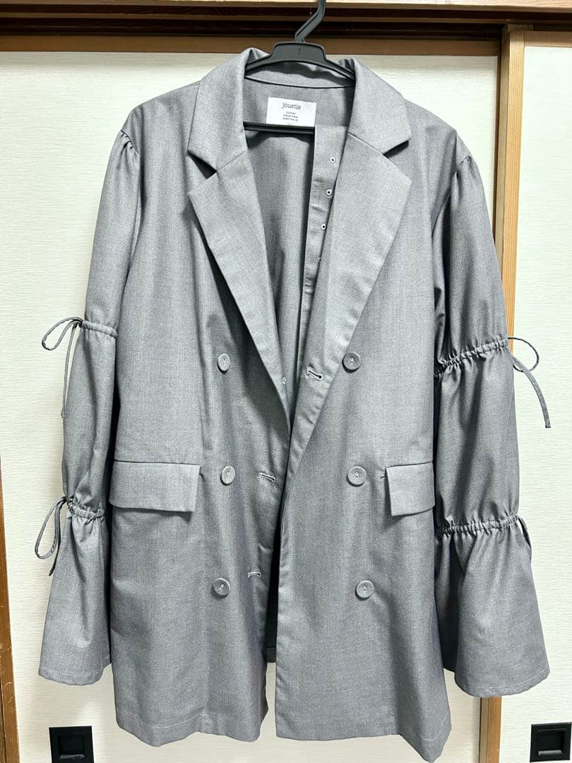 スリーブリボンジャケットミニワンピース jouetie ジュエティ グレー
