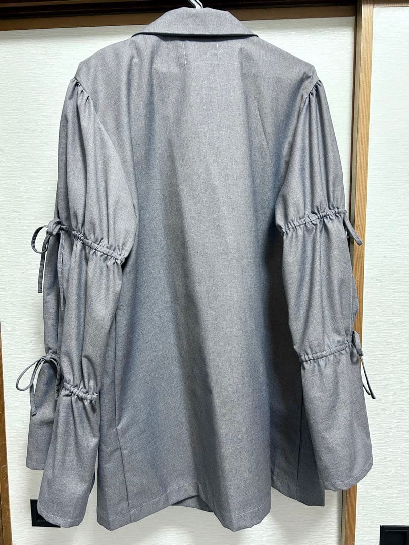スリーブリボンジャケットミニワンピース jouetie ジュエティ グレー