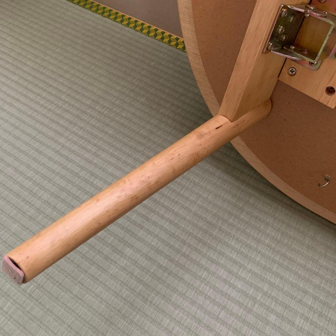 「センターテーブル」 折れ脚　こたつ　座卓　ナチュラル　北欧　木製　木目調