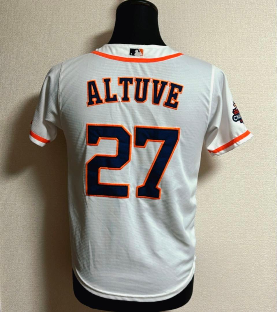 【majestic】ヒューストンアストロズ・ベースボールシャツ・ゲームシャツ