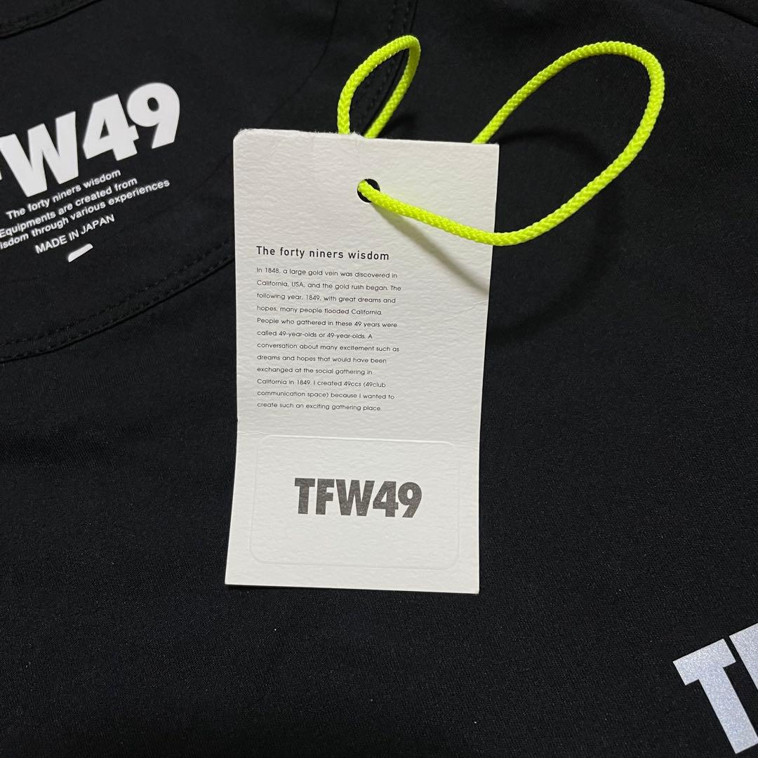 TFW49 ロングTシャツ ブラック　L ゴルフ junhashimoto
