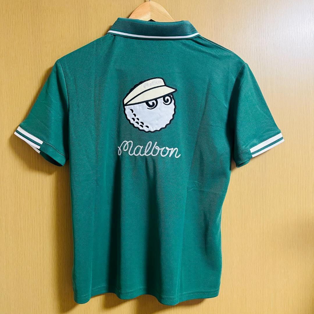緑色L マルボンゴルフ ポロシャツ Malbon Golf レディース シャツ