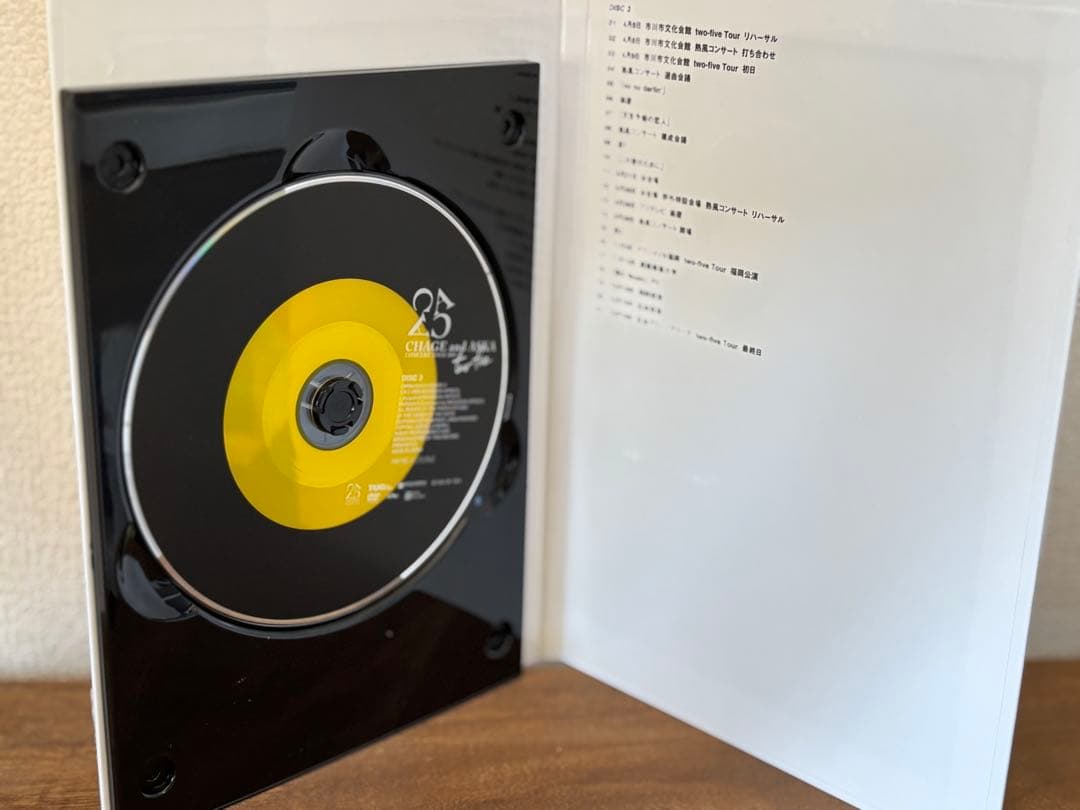 ミュージック CHAGE&ASKA concert tour2004 two-five DVD