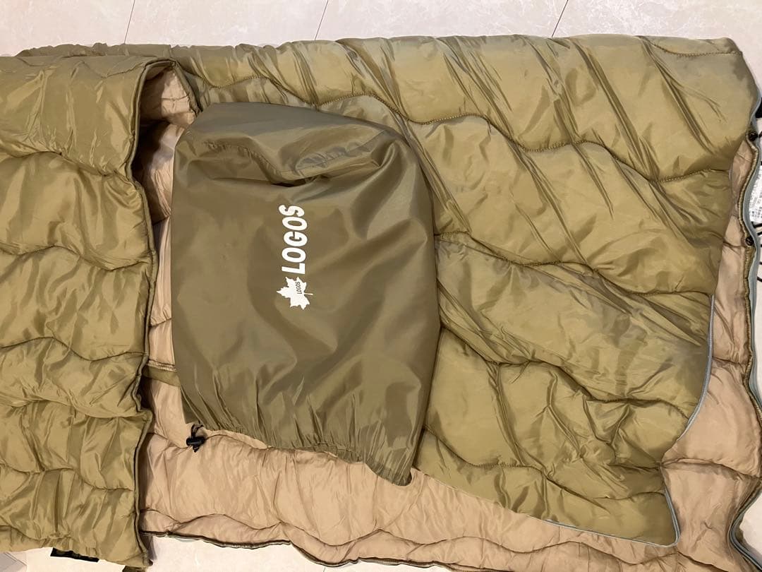 LOGOS(ロゴス) 2in1・Wサイズ丸洗い寝袋