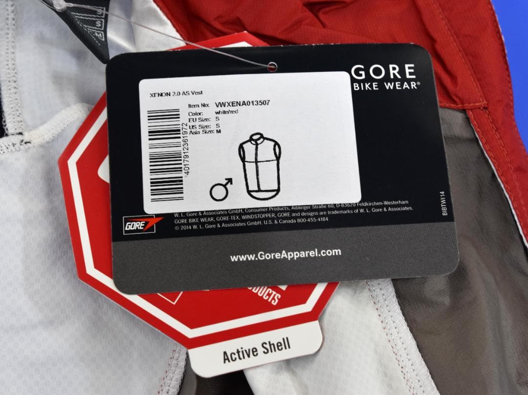 GORE★ゴア Xenon2.0 WINDSTOPPER ベスト size:M