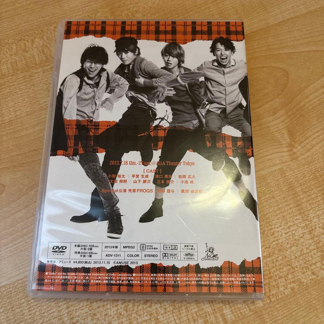 DVD FROGS 小関裕太•平埜生成W主演