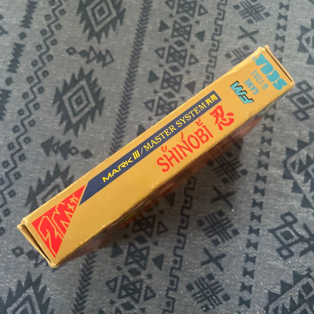 セガ　マークⅢ　マスターシステム　共用　忍　SHINOBI 箱説付き