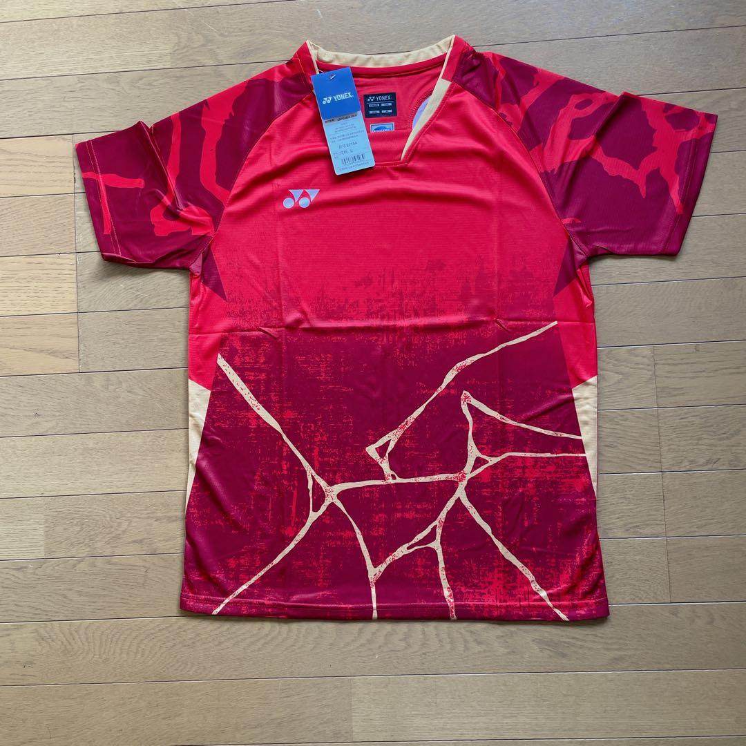 ヨネックス　YONEX テニス＆バドミントン　ゲームウェア　新品　L レッド