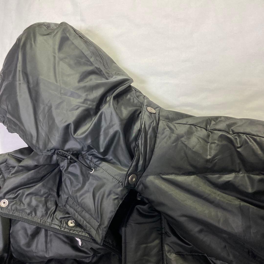 【美品】PUMA プーマ ダウンコート ベンチコート フード XL相当 刺繍ロゴ