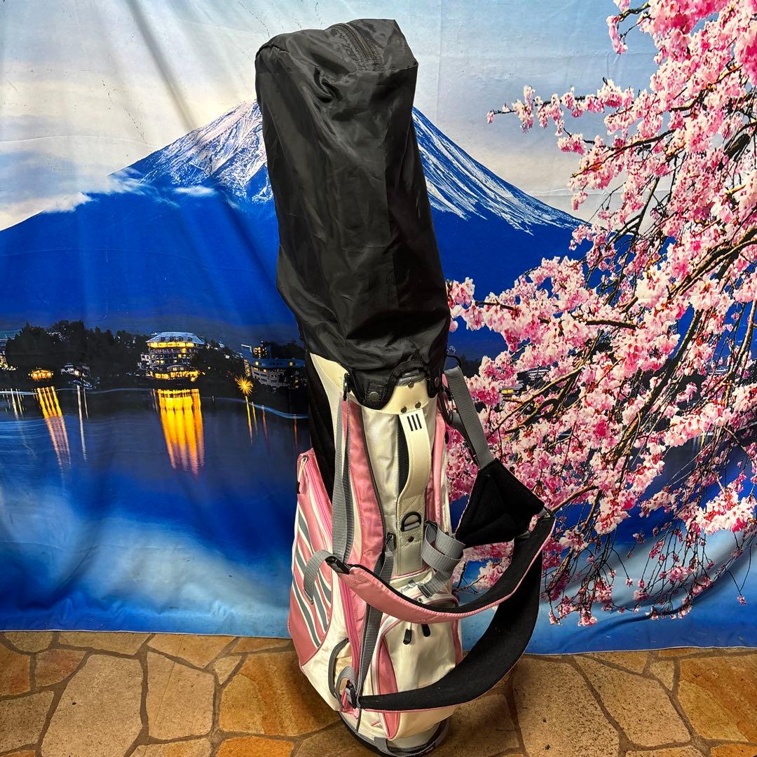 寶BV-1133 adidas アディダス スタンド式 キャディバッグ ピンク