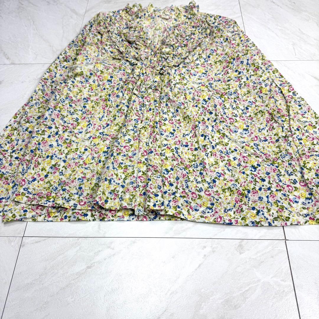 極美品 2024AW 45R インドカディフラワープリントのカシュクール