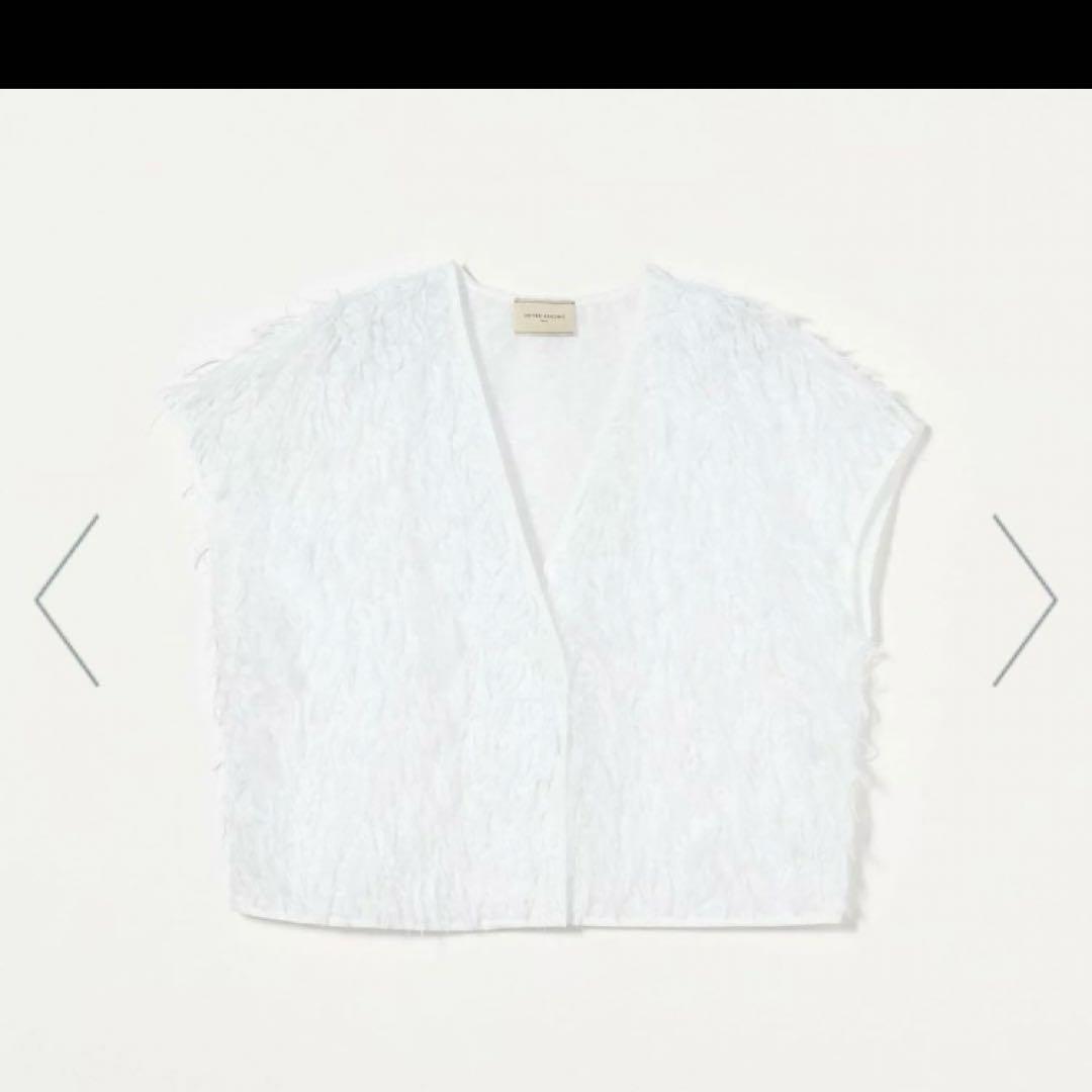 UNITED ARROWS ヘアリー カットジャガード ベスト