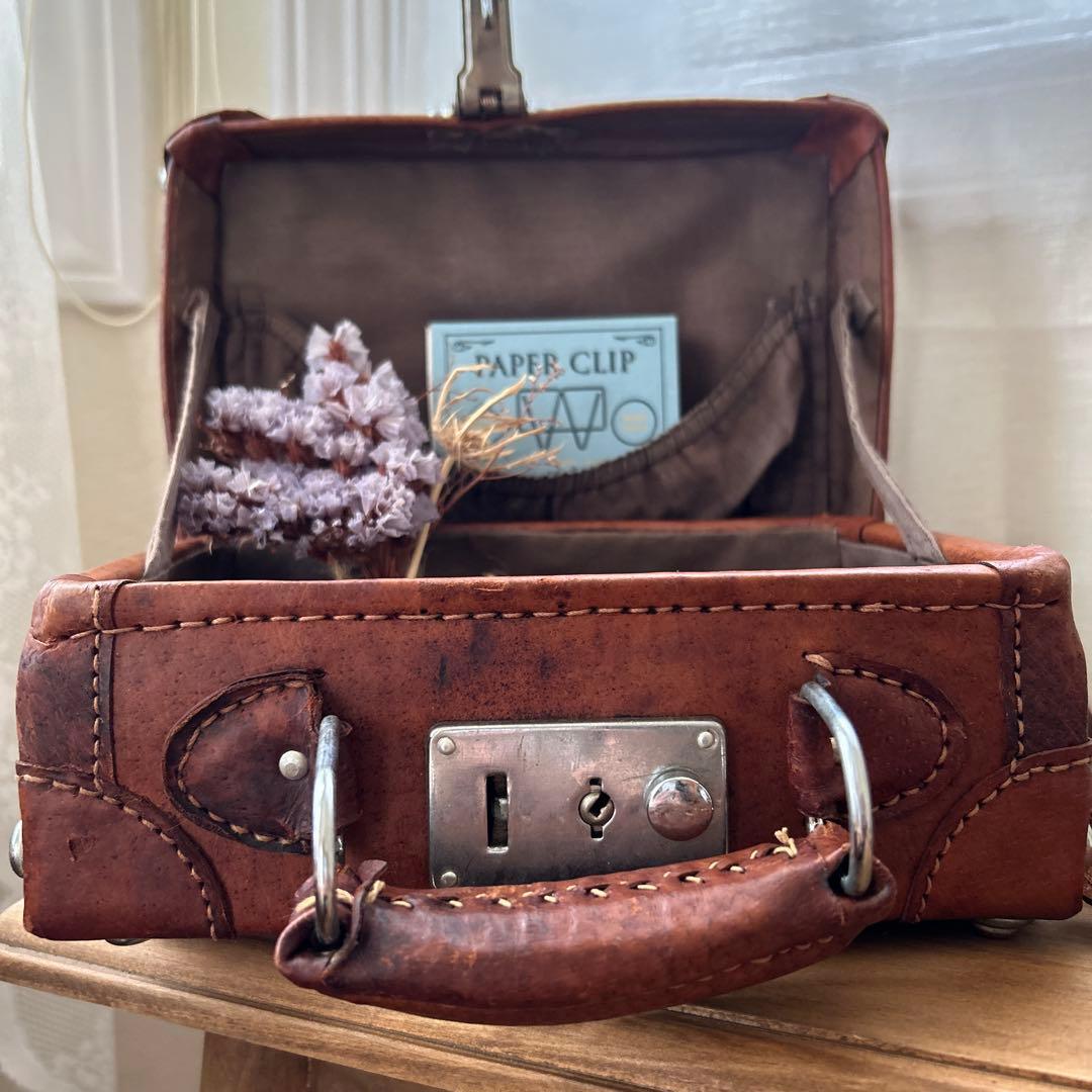 ROSYヴィンテージミニトランク ショルダー付き