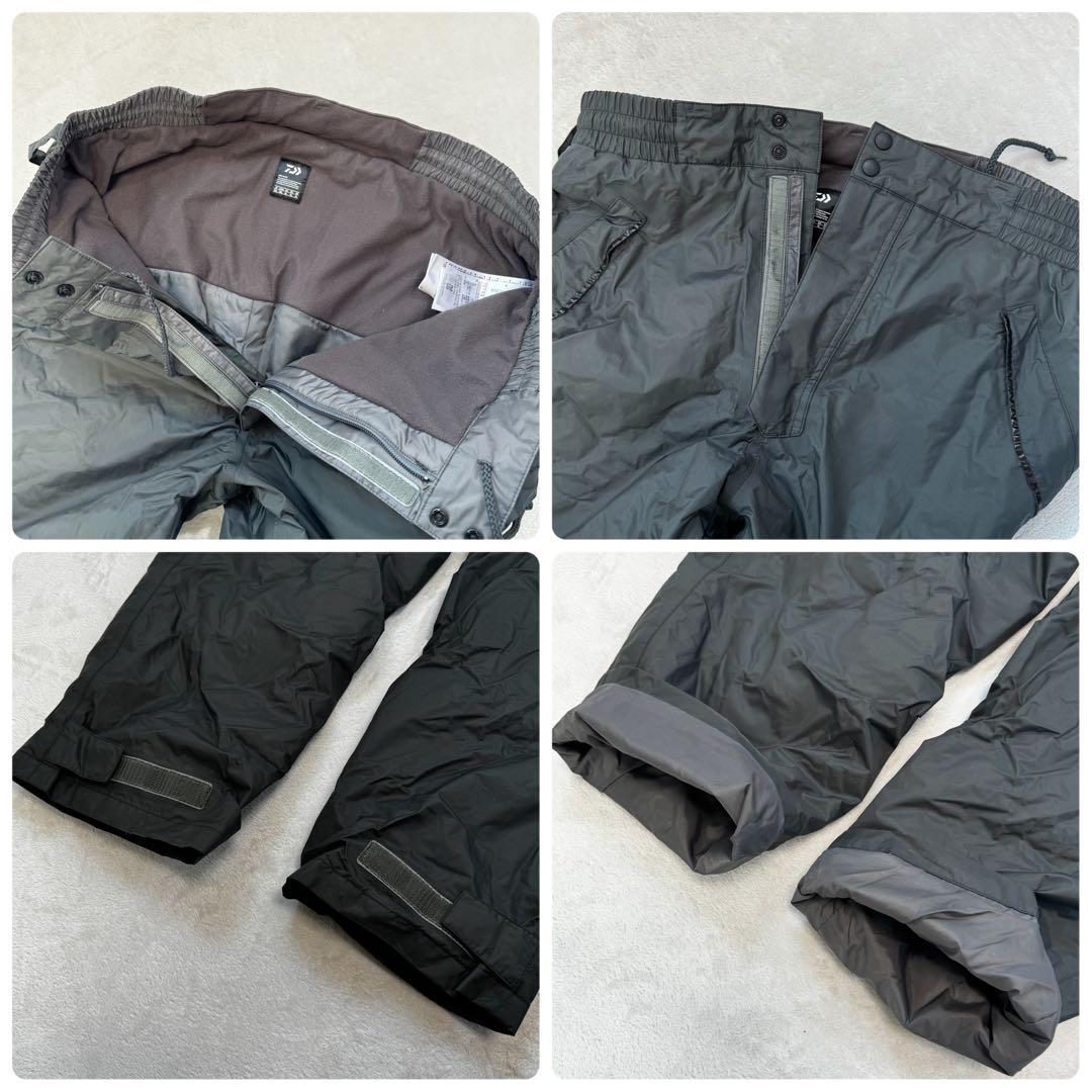 DAIWA ダイワ　レインマックス　ウィンタースーツ　セットアップ　黒　2XL