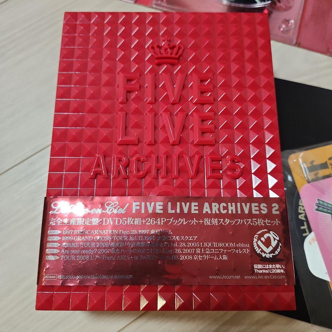 FIVE LIVE ARCHIVES 2 DVD 5枚セット