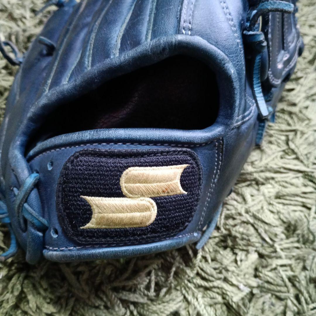 SSKネイビー ブルー軟式グローブ 右投げ用