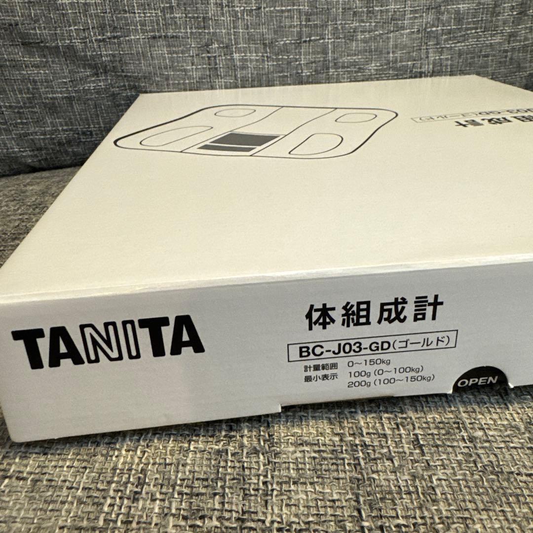 TANITA BC-J03-GD 体組成計 ゴールド
