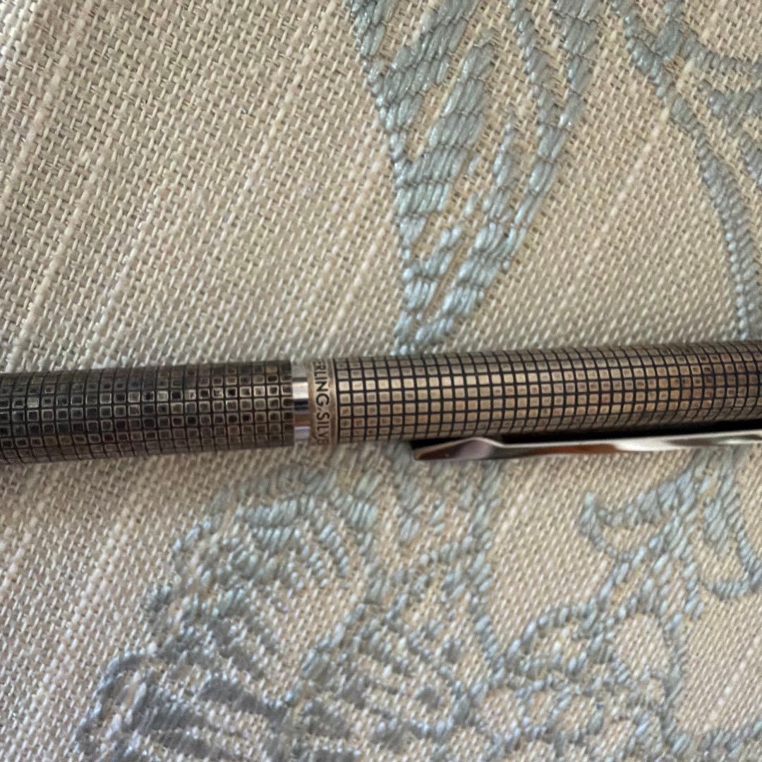 PILOT パイロット グランディ シャープペンシル　スターリングシルバー 格子