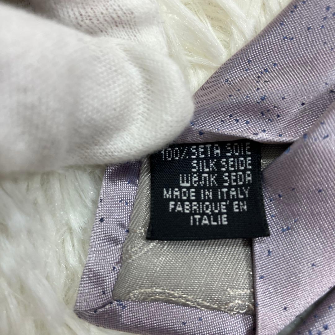 極美品 ヴィヴィアンウエストウッド ネクタイ オーブ イタリア製 パープル