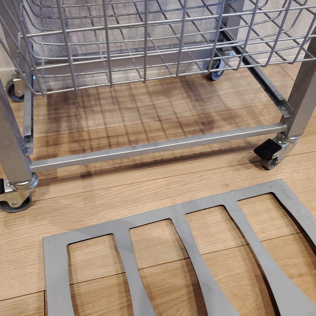 コンランショップ キャスター付きキッチンワゴン 3段ワイヤーバスケット 値下げ